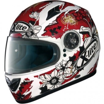 Casque Integral X-lite x-602 Eden Ncom Blanc Rouge n�33
